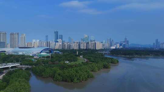 深圳航拍 深圳前海 深圳前海地标CBD