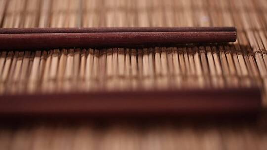 木质筷子竹筷子视频素材模板下载