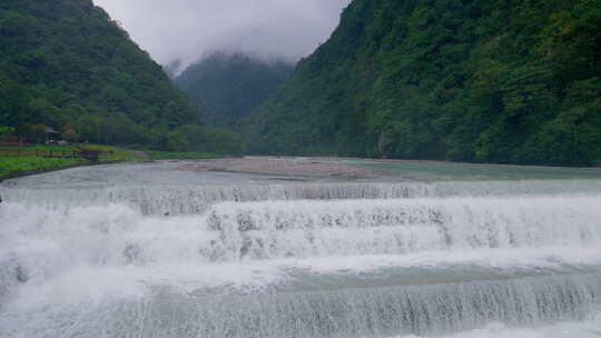 山川河流瀑布景色