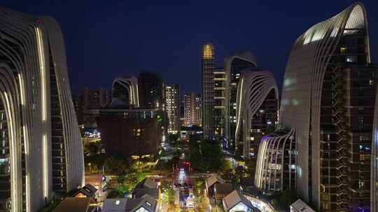 南京市雨花台区夜景