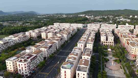 航拍揭示了越南富国岛的一个旅游目的地，一