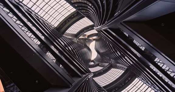 建筑抽象艺术玻璃幕墙幕墙玻璃