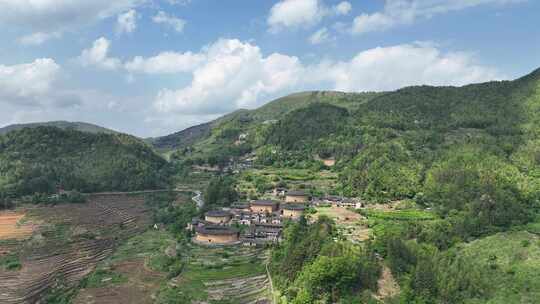 福建土楼(南靖)景区云水谣景区航拍