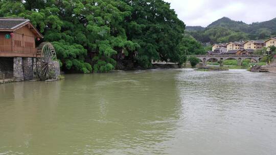 福建土楼云水谣怀远楼航拍漳州南靖土楼