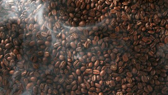 烘培咖啡豆视频素材模板下载