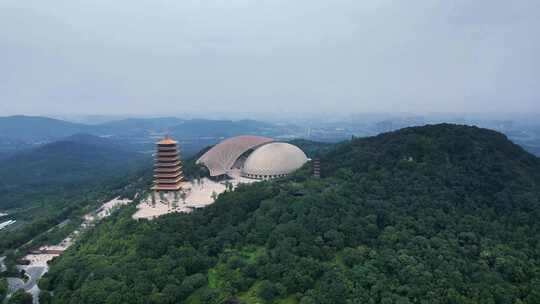 江苏南京牛首山景区航拍