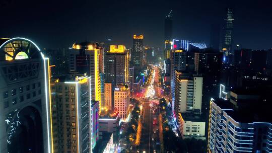 夜景 城市 航拍 都市 都市生活 长沙 街景