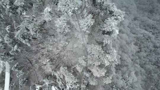 冬季山景 航拍空镜 实拍 旅游