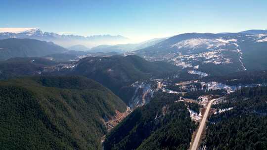 云南香格里拉雪山公路