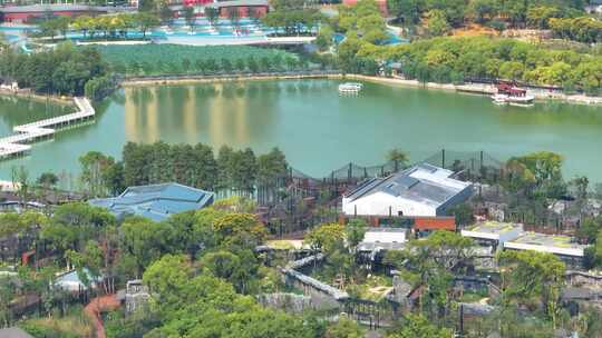 武汉动物园和墨水湖风光