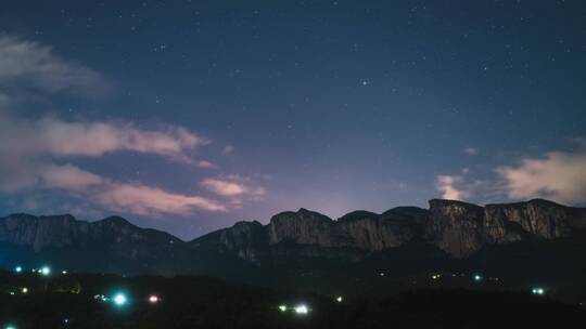 4k山顶星空延时