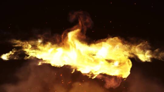火焰 碰撞 旧金属 logo 创意 展示AE视频素材教程下载