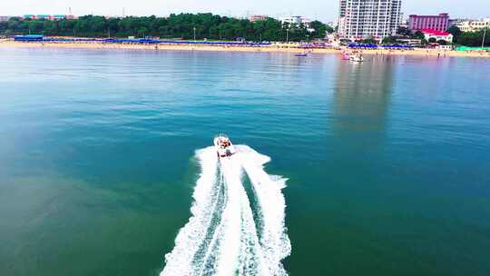 大海 海面 海岸 游艇