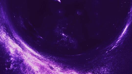 紫色唯美银河背景视频素材模板下载