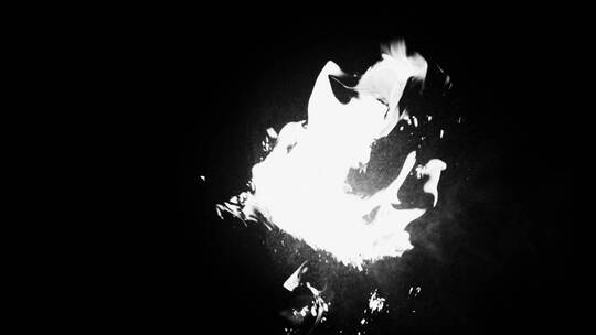 4k魔法白色烟雾特效动画视频素材-Alpha32