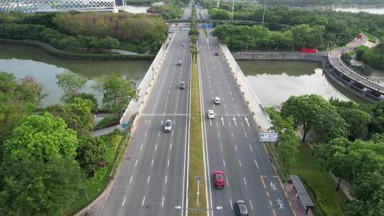 深圳人才公园-沙河西路城市车流