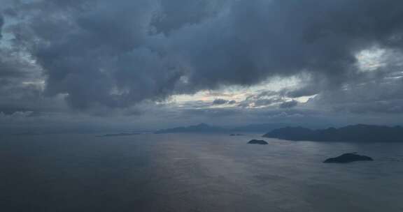 霞浦傍晚航拍