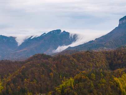 湖北神农架天燕景区云瀑延时宣传片素材4K