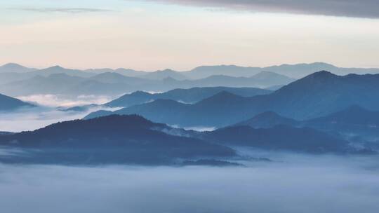 唯美禅意云雾山景