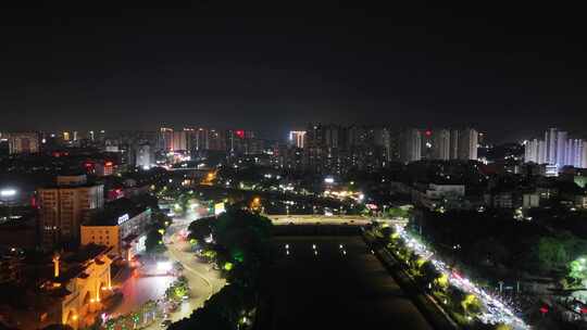 广西玉林南流江夜景