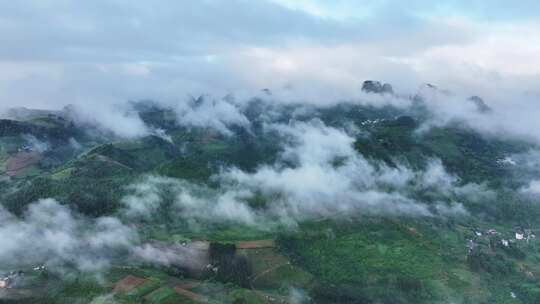 壮美山河河山风景山川云海自然山水风光航拍