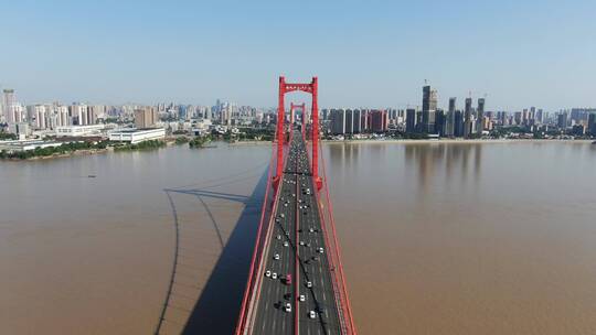 航拍武汉城市宣传片地标建筑