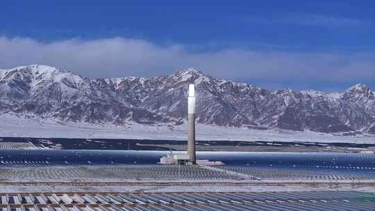 光热电站 太阳能发电 清洁能源 新能源 青海