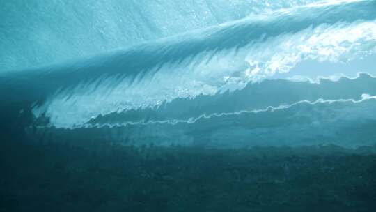 4K高清海浪冲浪浪花大海海洋