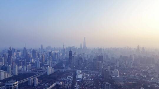 上海日出朝阳