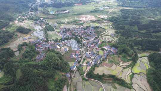 乡村田园农业种植农作物航拍