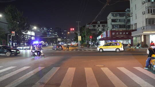 上海浦西马路街景