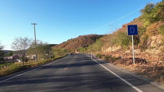 开车第一视角沿途风景 行驶在公路上(合集)