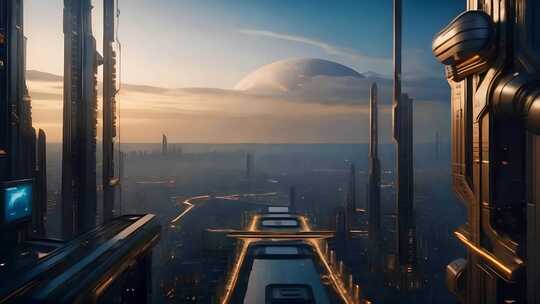 未来主义科幻城市
