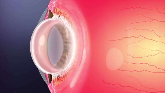 眼球睫状肌放松眼睛调节视力调节横屏
