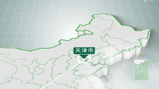 绿色天津辐射全国地图