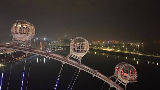 深圳欢乐港湾摩天轮夜景