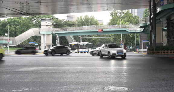 上海浦西马路街景