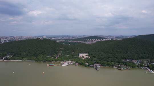 江苏徐州云龙湖5A景区航拍