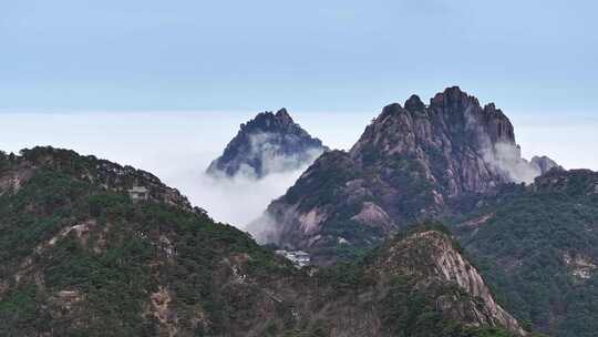 黄山云雾 仙境 云海 自然风光