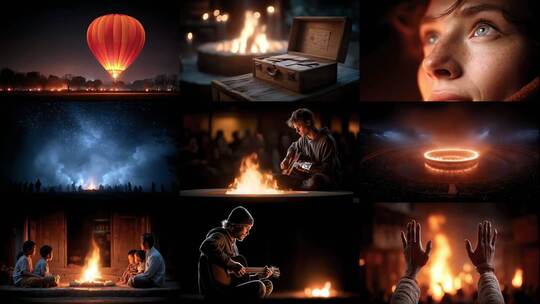 夜色篝火温暖人心点燃希望(前141S快速预览)