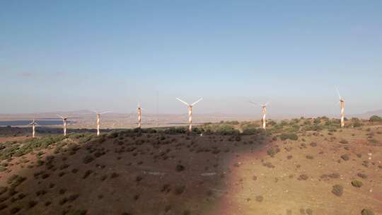 山区风力涡轮机
