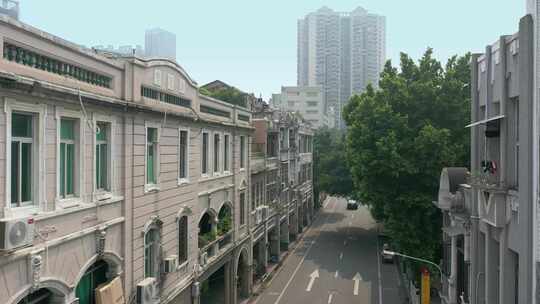 广州骑楼永庆坊老街老广州老建筑人文