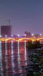 北京通州运河夜景