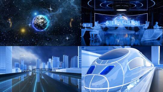 科技互联网未来智慧城市数字化高清在线视频素材下载