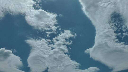 天空中移动的云彩视频素材模板下载
