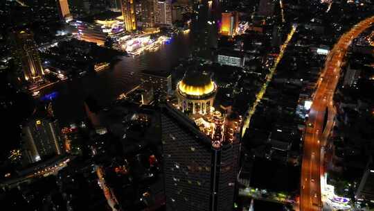 泰国曼谷城市夜景