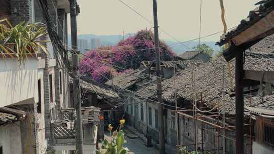 长寿三道拐老街 市井老街建筑