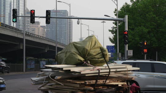 北京延时 车流人流