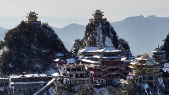 航拍河南洛阳老君山风景区宣传片