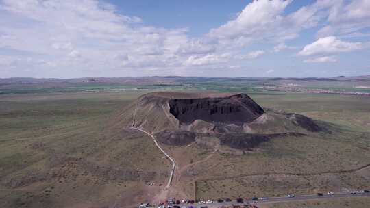 内蒙古乌兰哈达火山群航拍